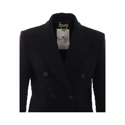 Elisabetta Franchi Coats Black