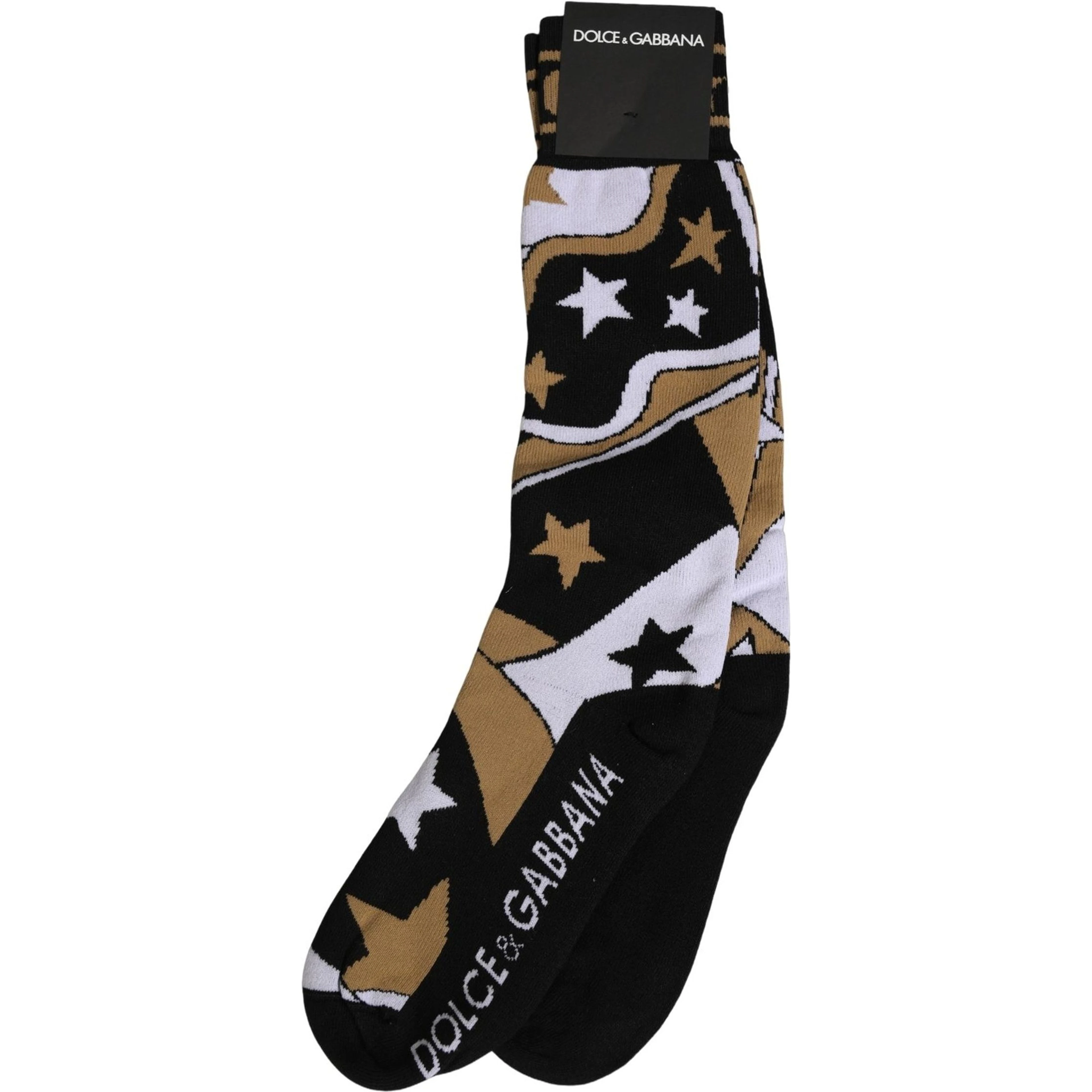 White Polka Dot Over The Calf Accessory Socks