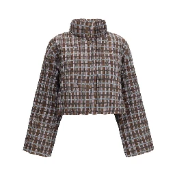Brown Goose Down Full-Length Jacket