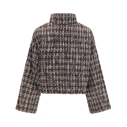 Brown Goose Down Full-Length Jacket