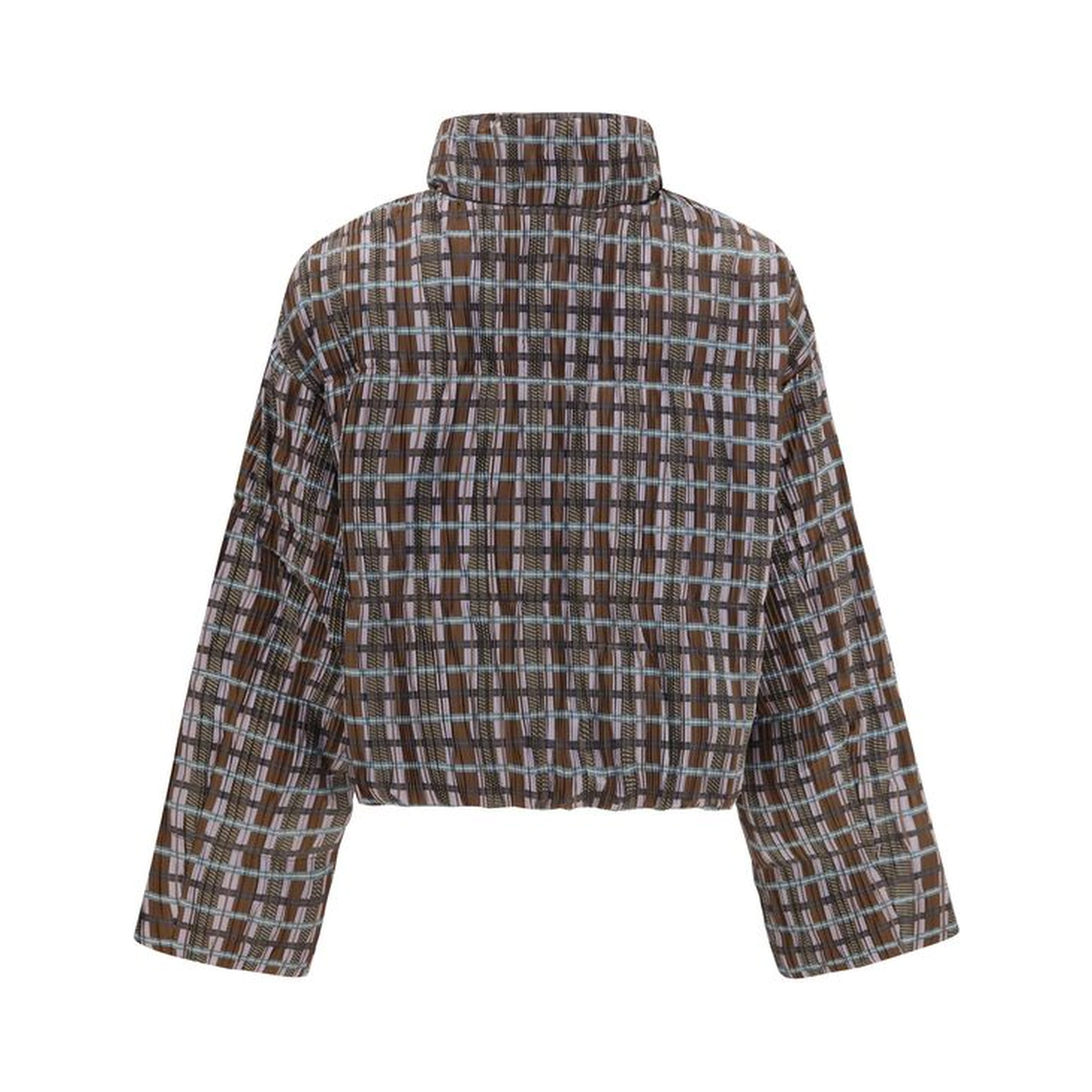 Brown Goose Down Full-Length Jacket