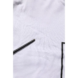 White DG Logo Print Short Sleeves Men T-shirt