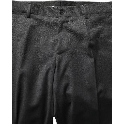 Gray Wool Slim Fit Formal 2 Piece Men Suit