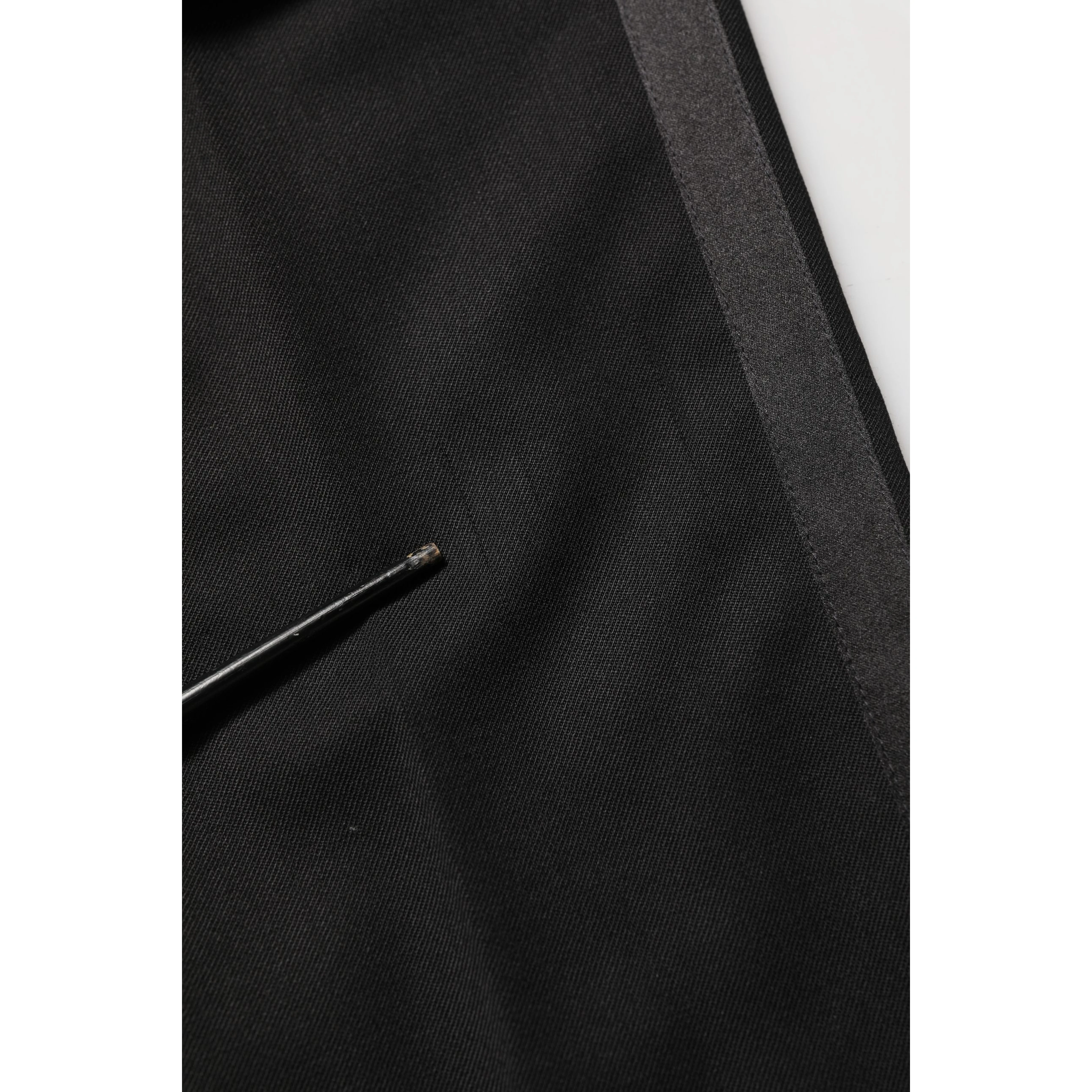 Black Wool Slim Fit Formal 3 Piece Men Suit