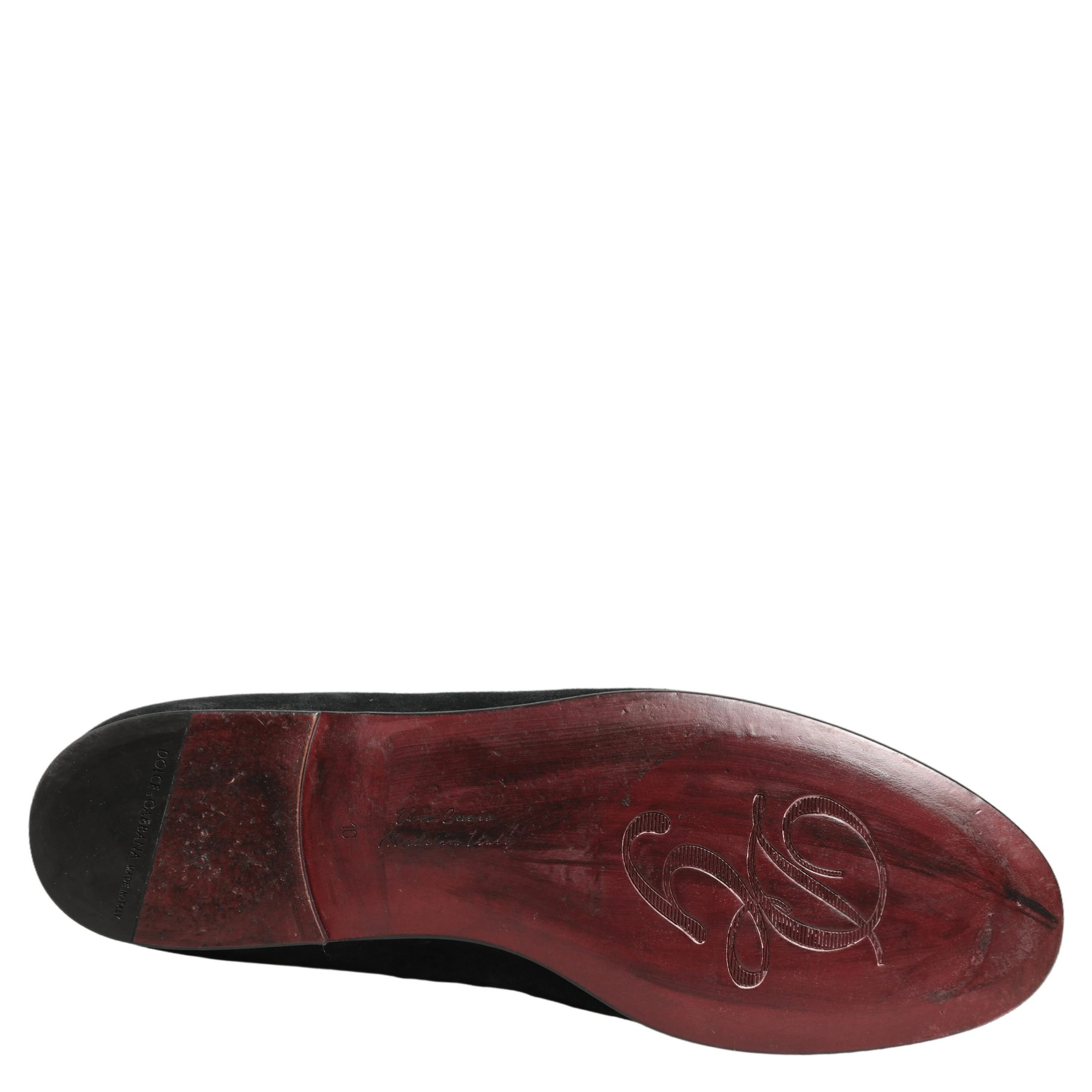 Black Crown Embellished Dress Loafers Shoes