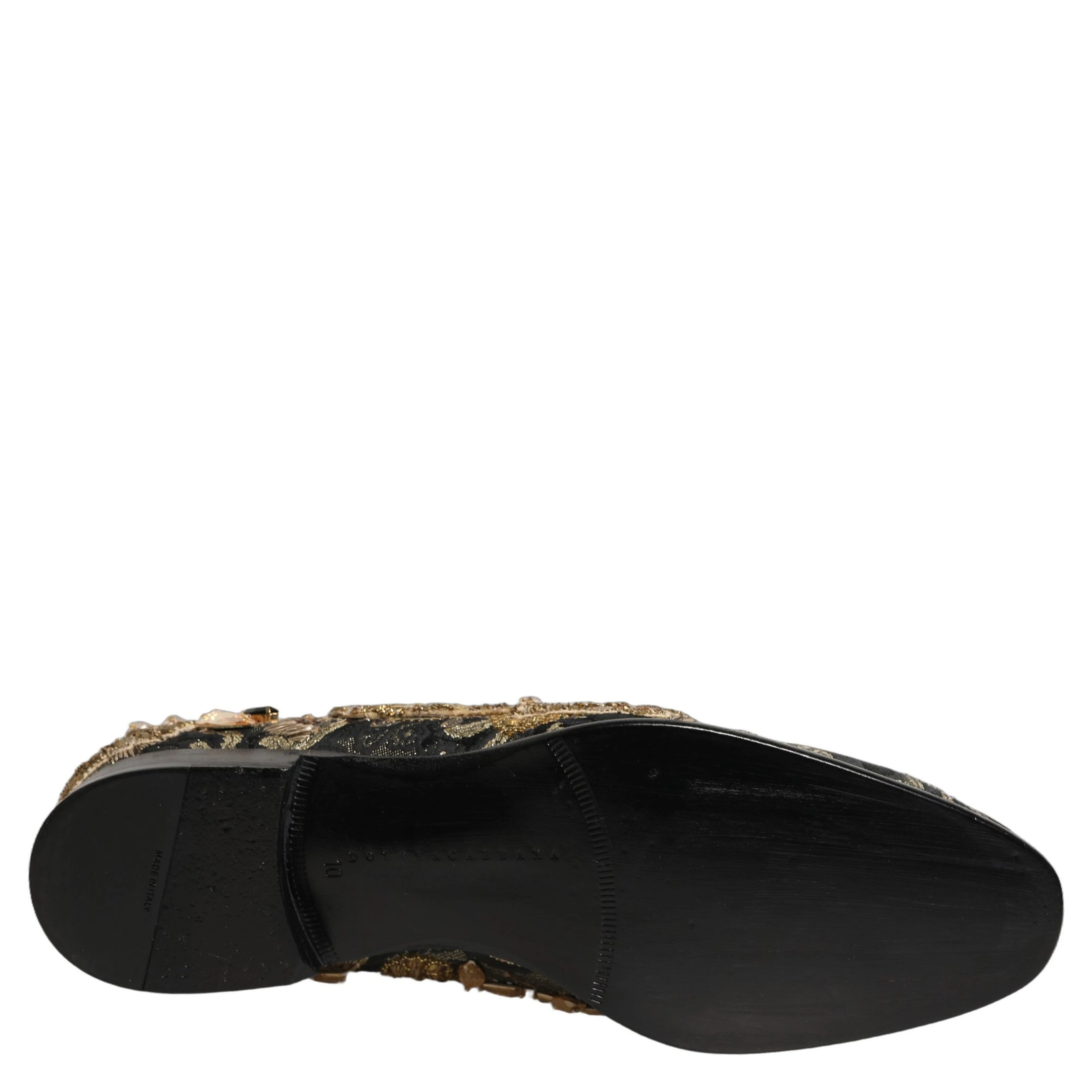 Black Velvet Embellished Dress Loafers Shoes