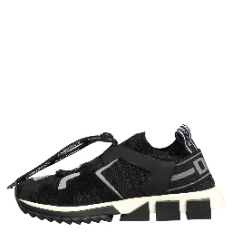 Black Mesh Sorrento Trekking Sneakers Shoes