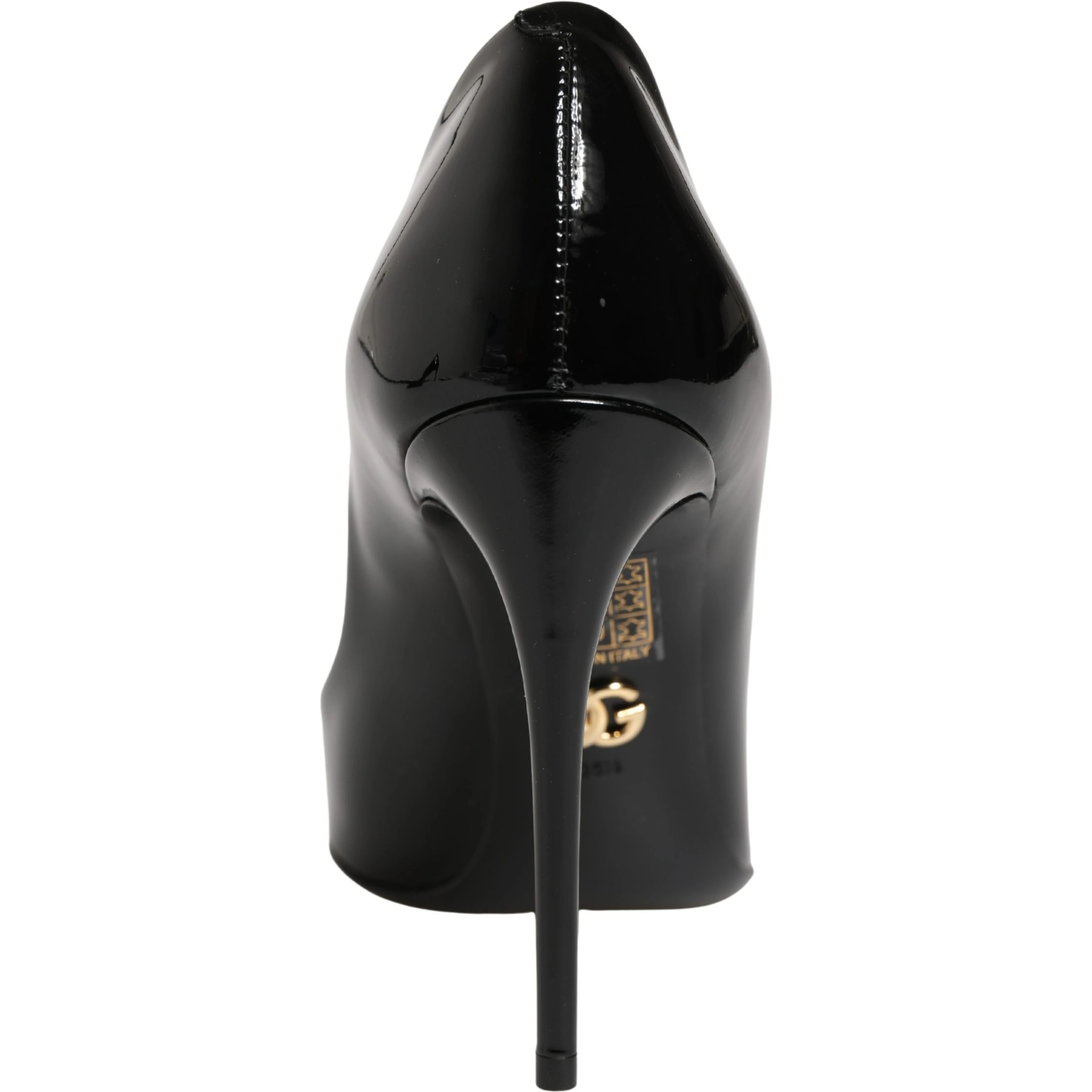 Black Calf Leather Stiletto Heels Pumps Shoes