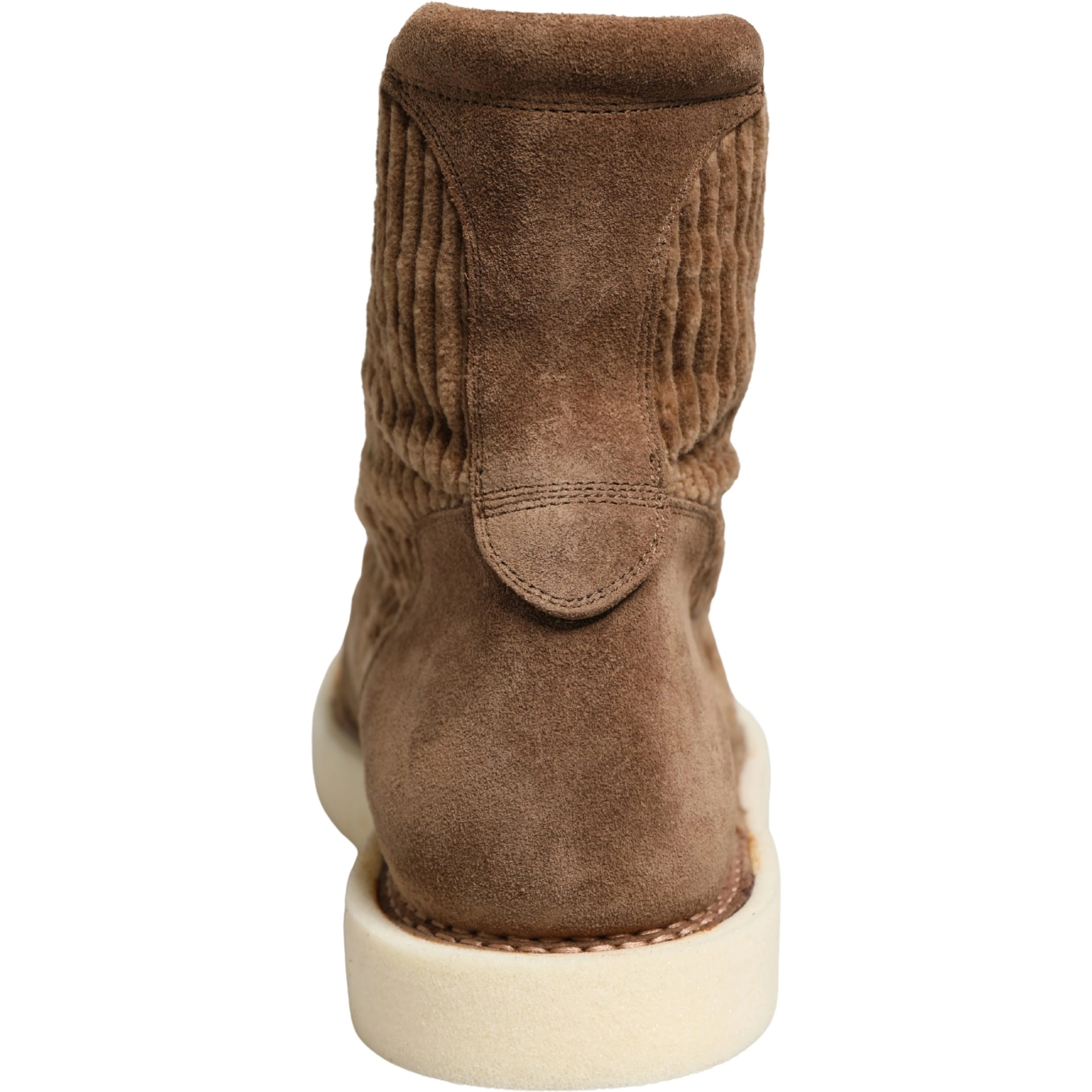 Brown Corduroy High Top Oxford Boots