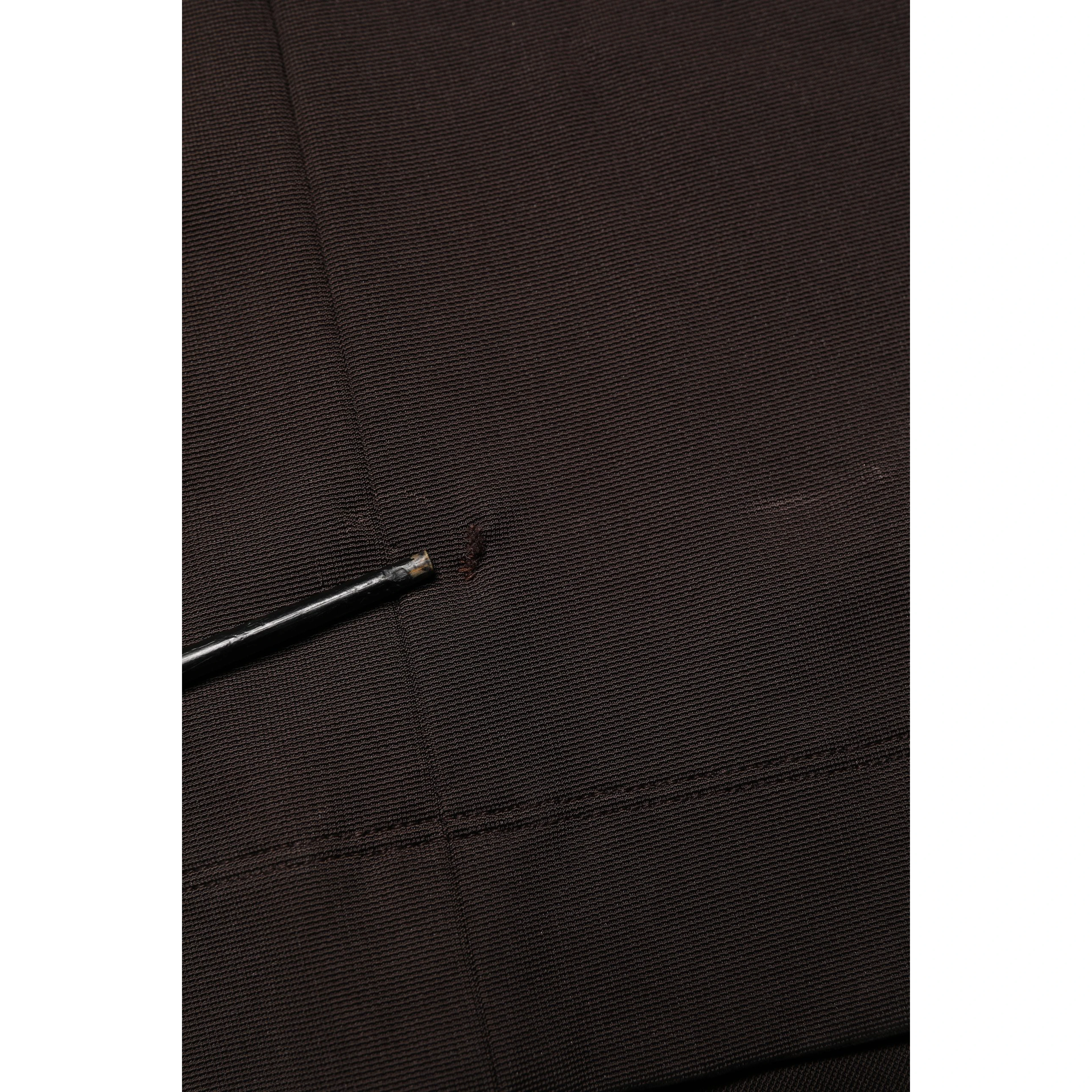 Brown Turtleneck Jersey Long Maxi Dress