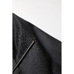 Black Wool 2 Buttons Formal 2 Piece Suit
