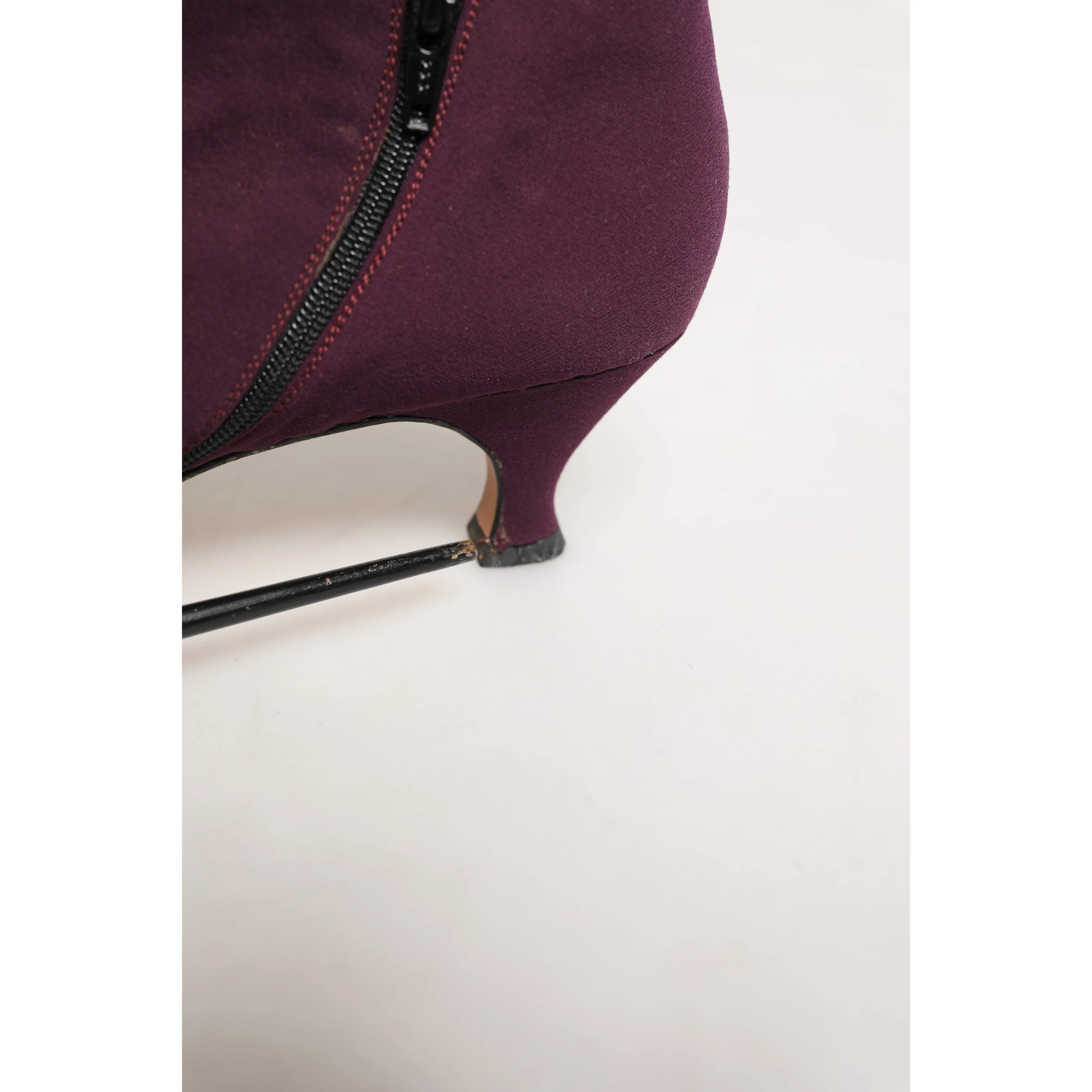 Purple Suede AnkleBoots Shoes