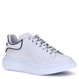 White Rubber Platform Sneakers