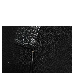 Black Cotton Logo Plaque Crew Neck T-shirt