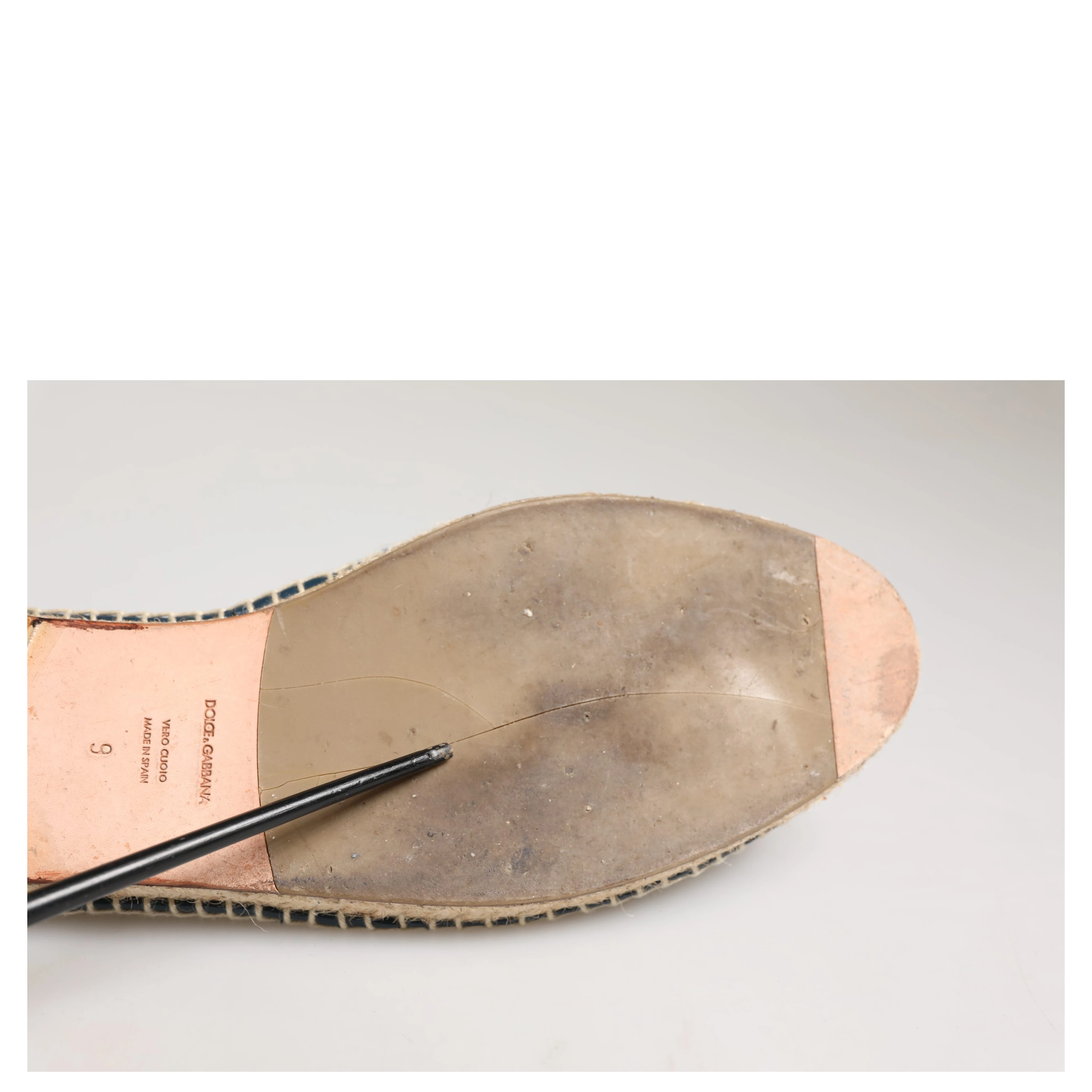 Blue Gray Slip On Buffalo Espadrille Shoes