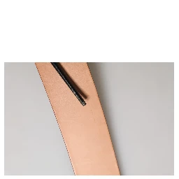Beige Genuine Leather Wide Waist Metal Buckle Belt