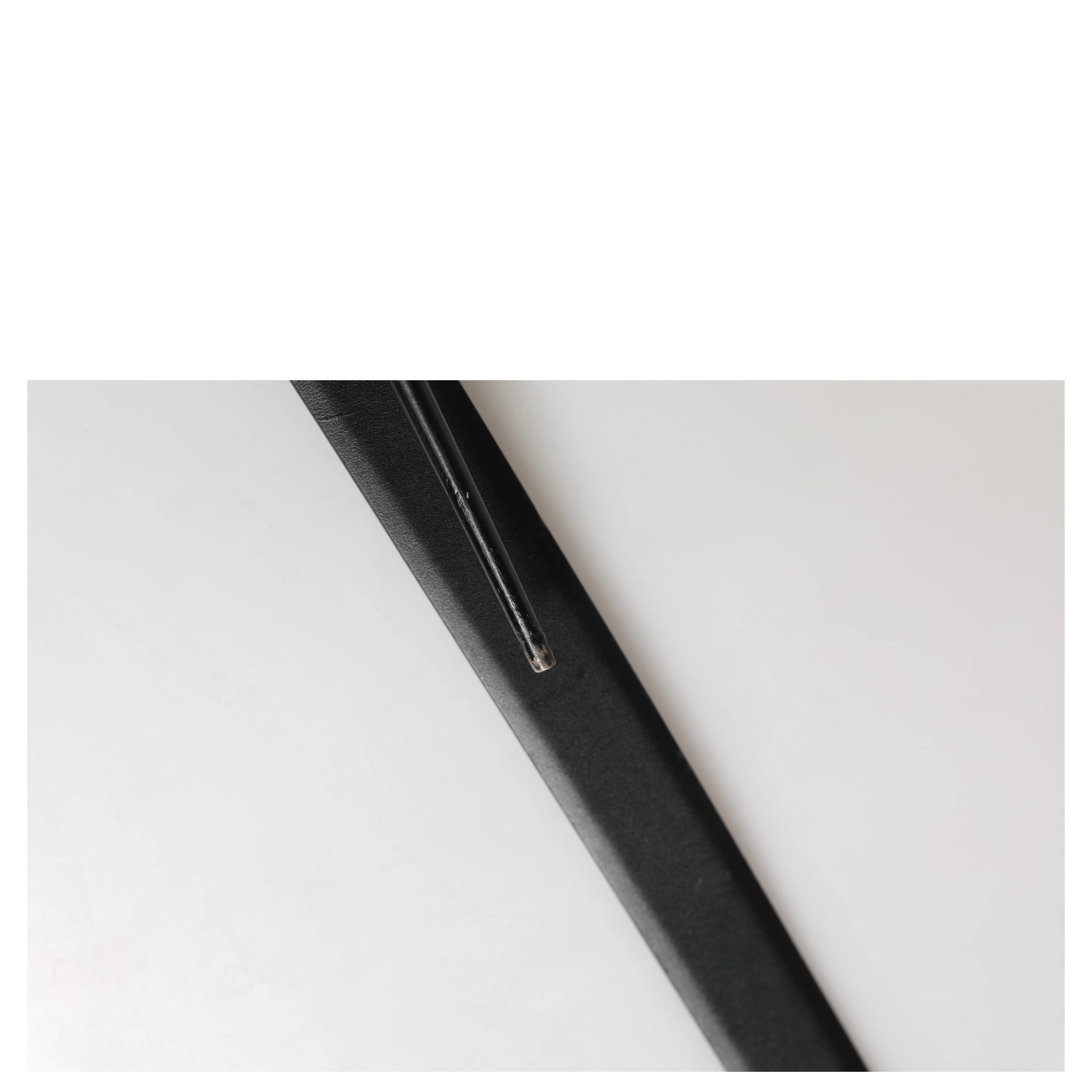 Men Black Classic Leather Metal Buckle Belt