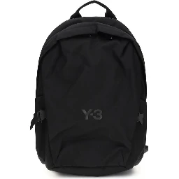 Black Polyester Backpack
