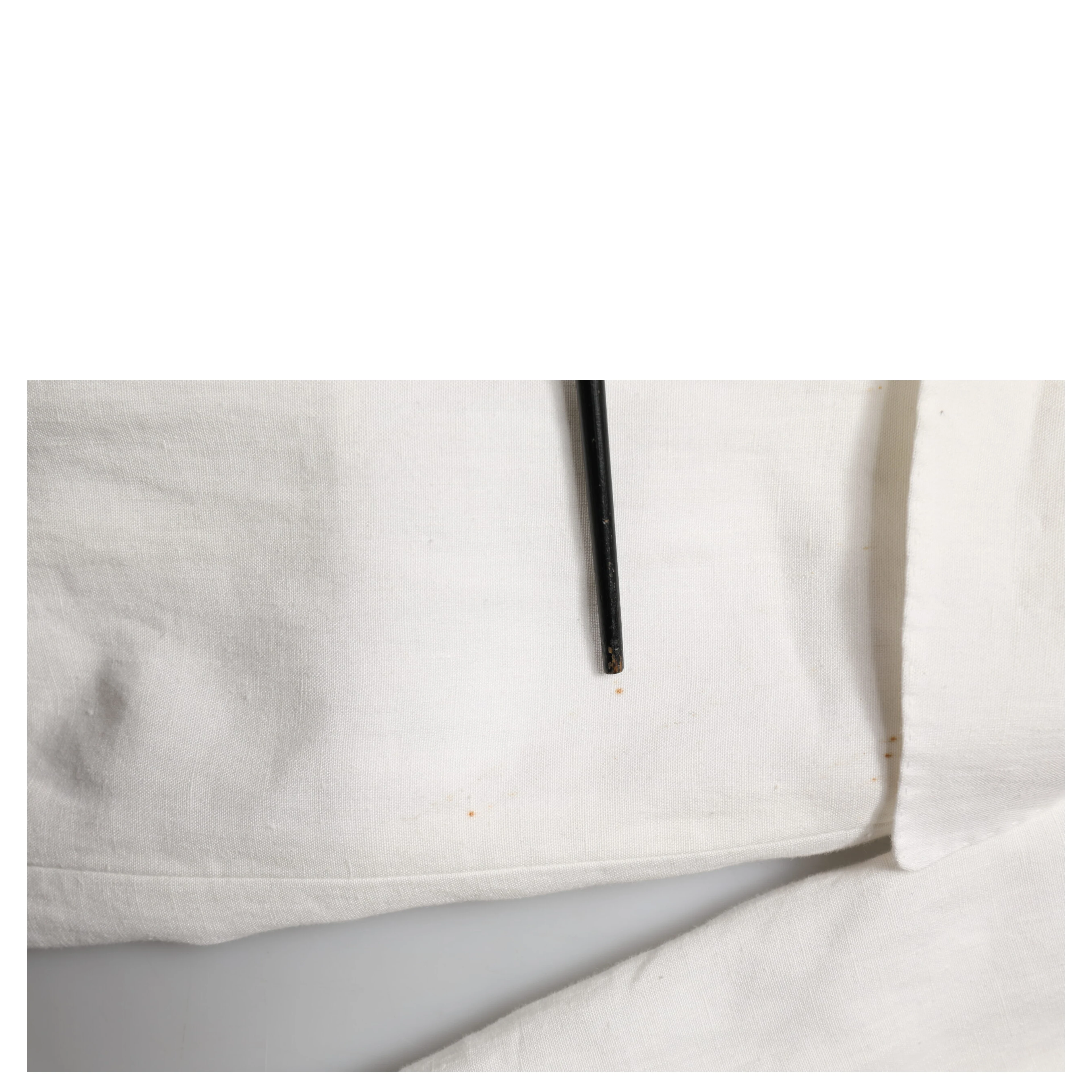 White Double Breasted Men Trench Coat Jacket