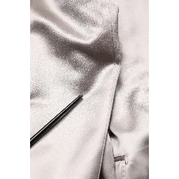 Silver SICILIA Single Breasted Jacket Blazer