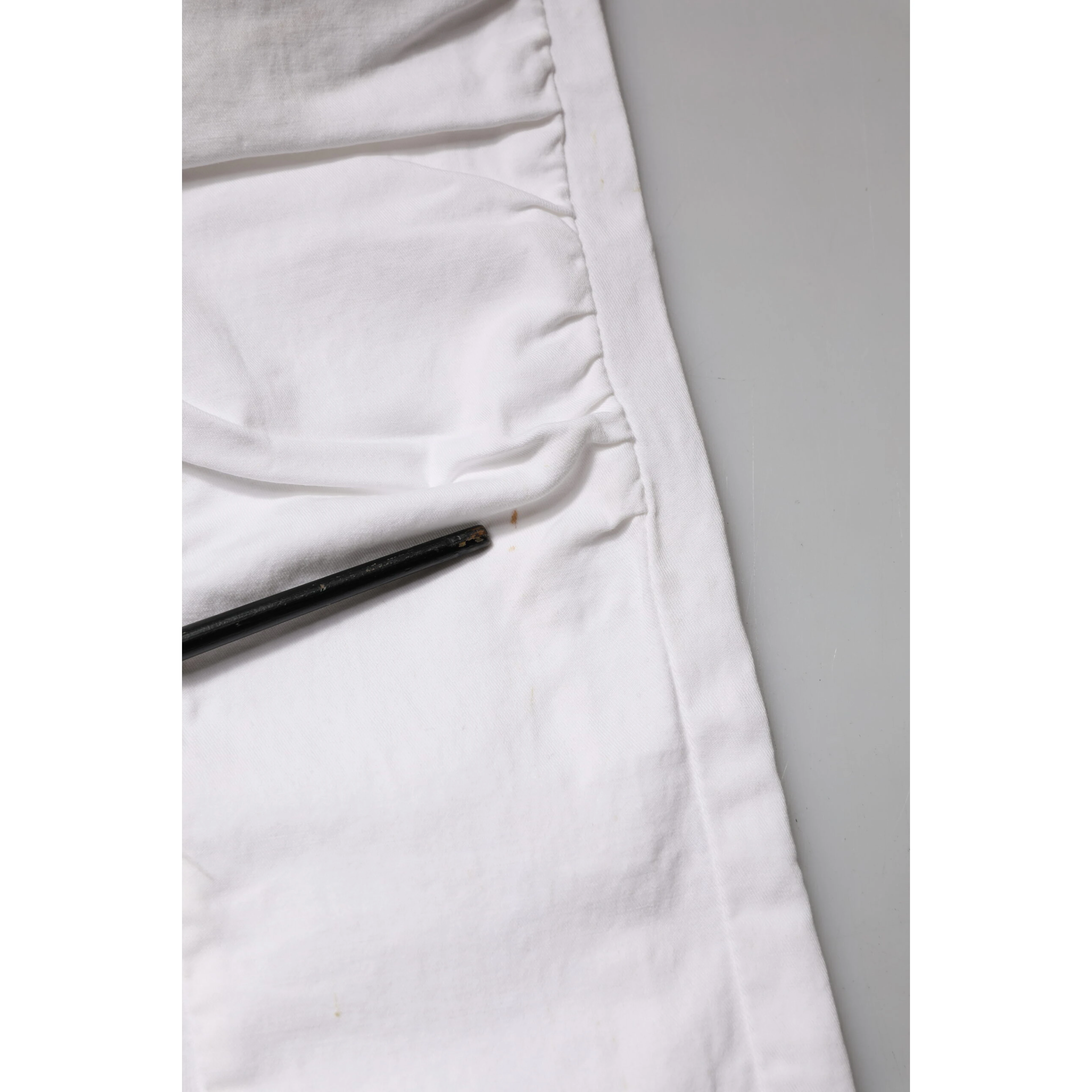 White Mid Waist Skinny Chino Cotton Trouser Pants