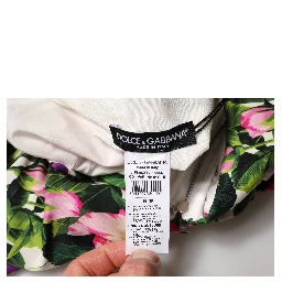 Multicolor Floral Ruched Silk Charmeuse Mini Dress