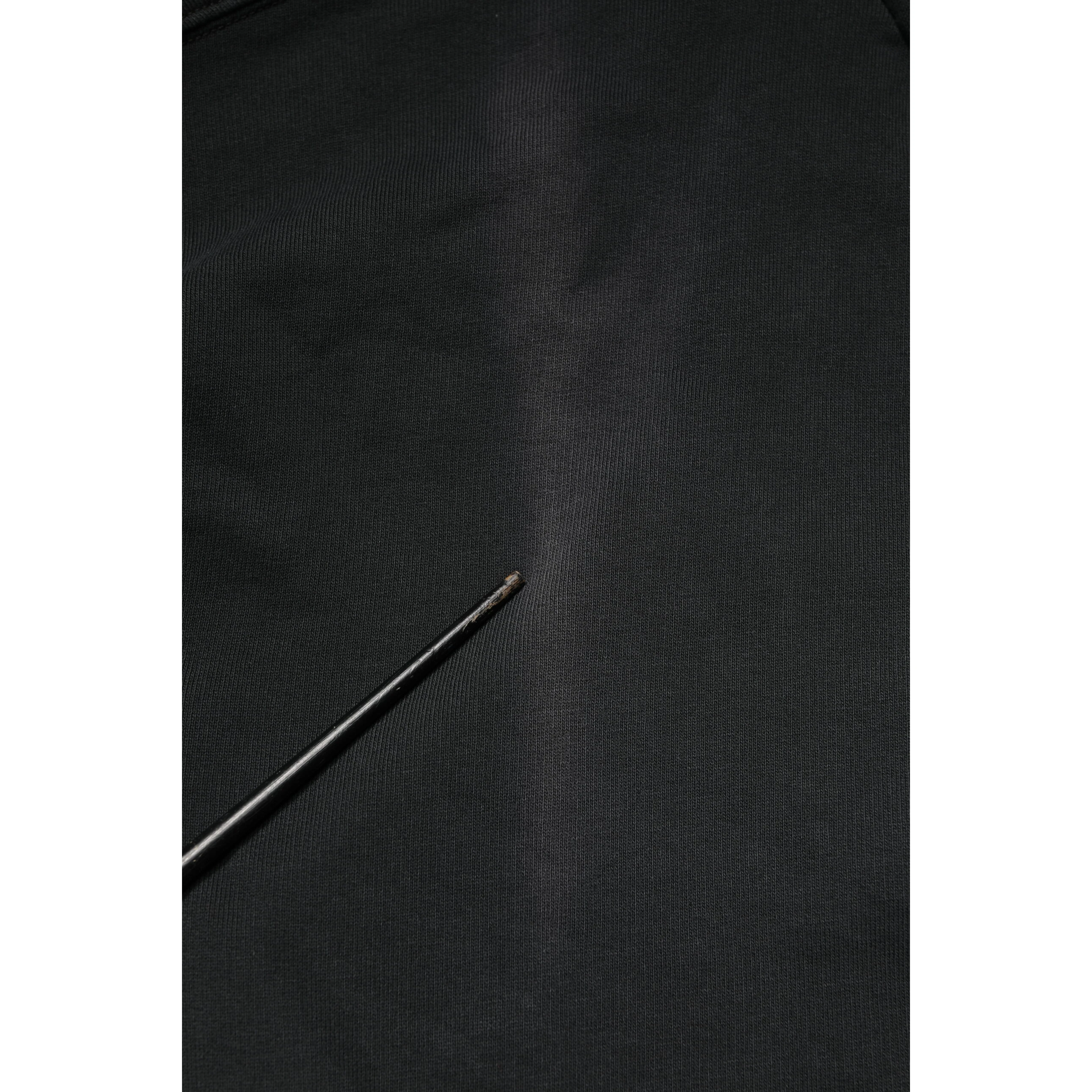 Black Full Zip Hooded Men Sweatshirt Sweater
