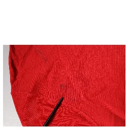 Red Logo Cotton Crew Neck Sweatshirt Sweater