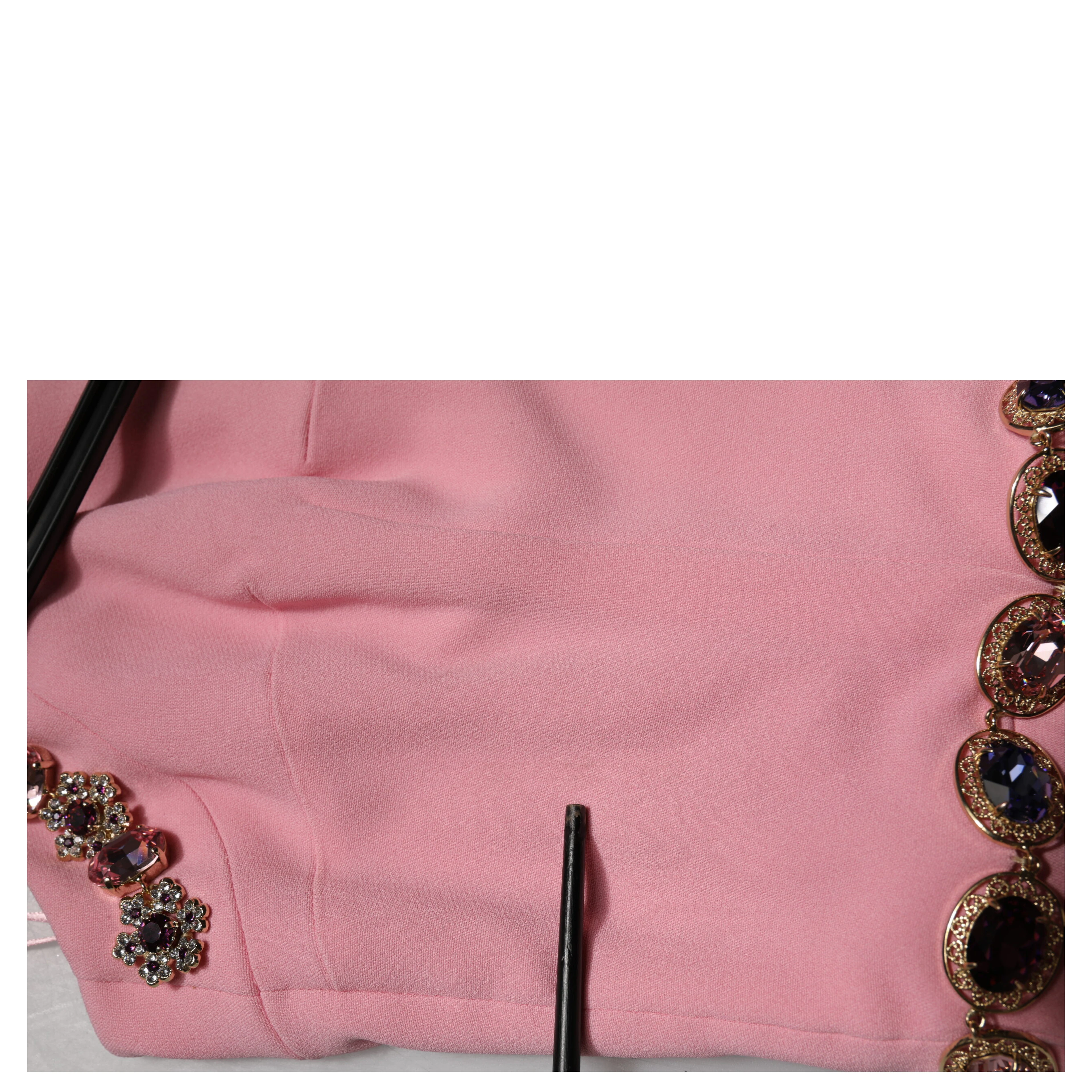 Pink Crystal Sheath Mermaid Long Gown Dress