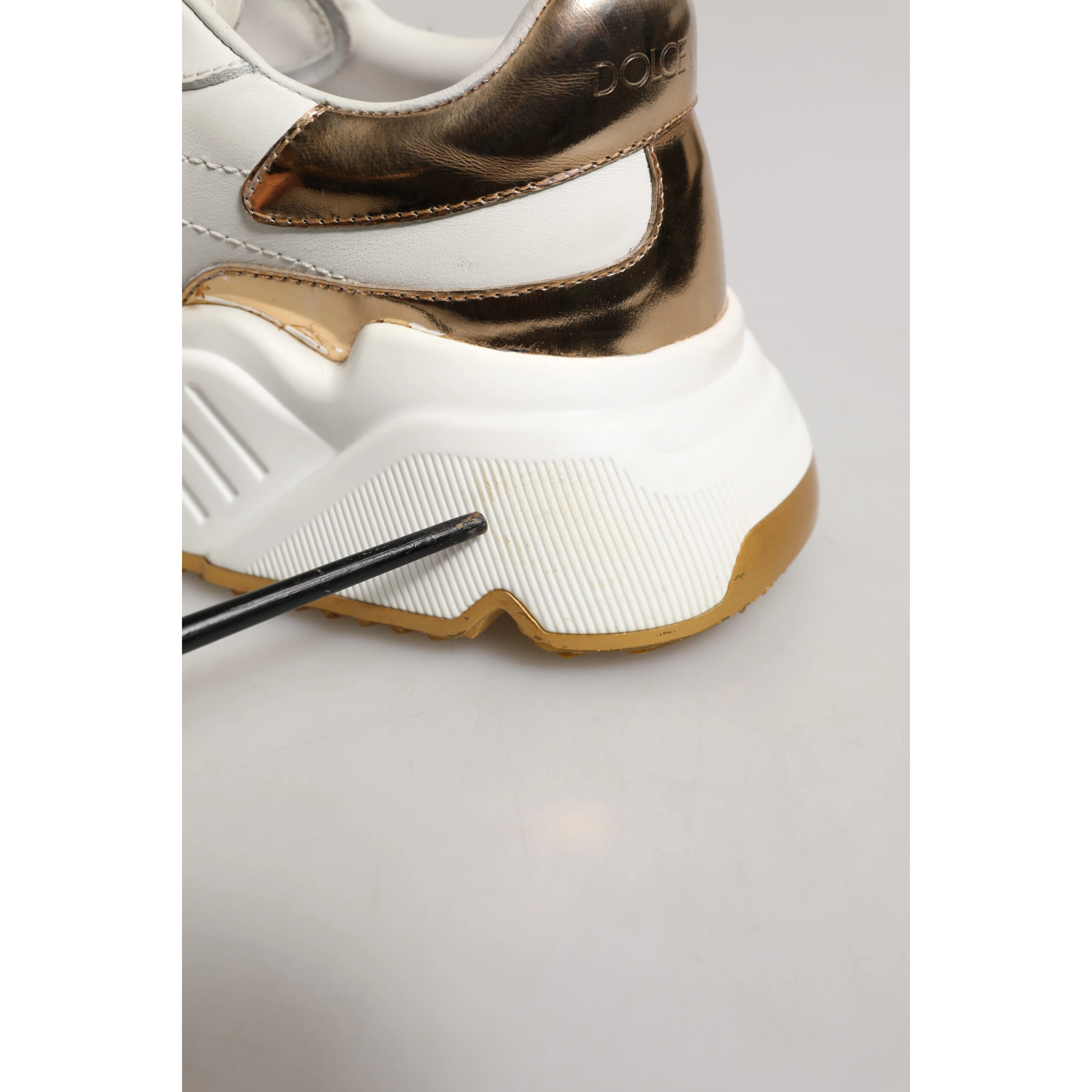 White Gold Daymaster Low Top Sneakers Shoes