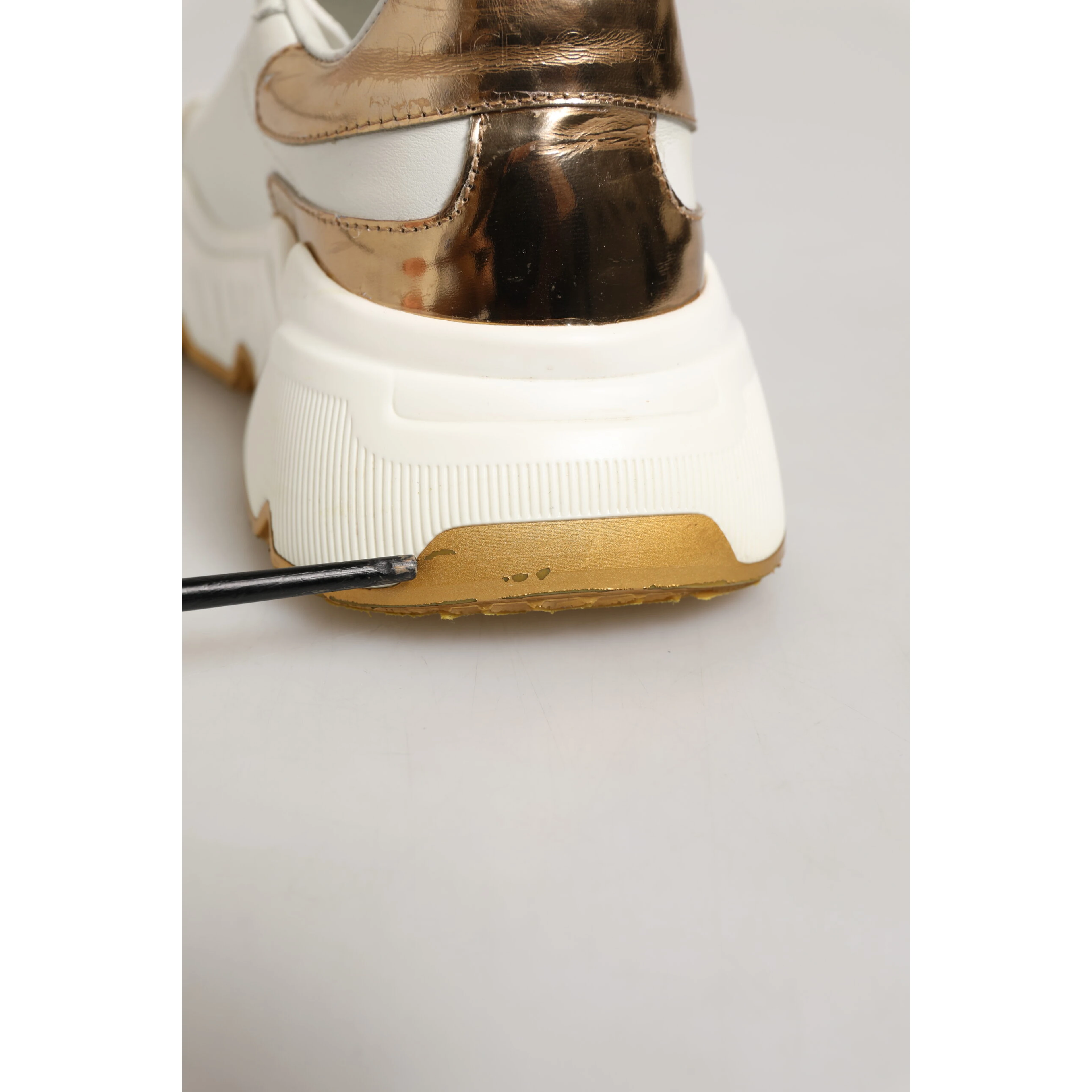 White Gold Daymaster Low Top Sneakers Shoes