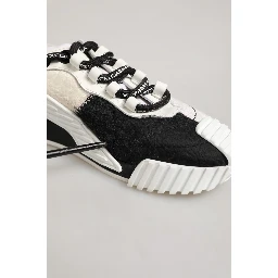 White Black Leather NS1 Sneaker  Shoes