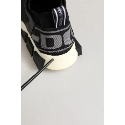 Black Mesh Sorrento Trekking Sneakers Shoes