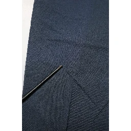 Blue Skinny Fit Mid Waist Men Chino Trouser Pants