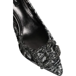Silver Lace DG Amore Heels Pumps Shoes