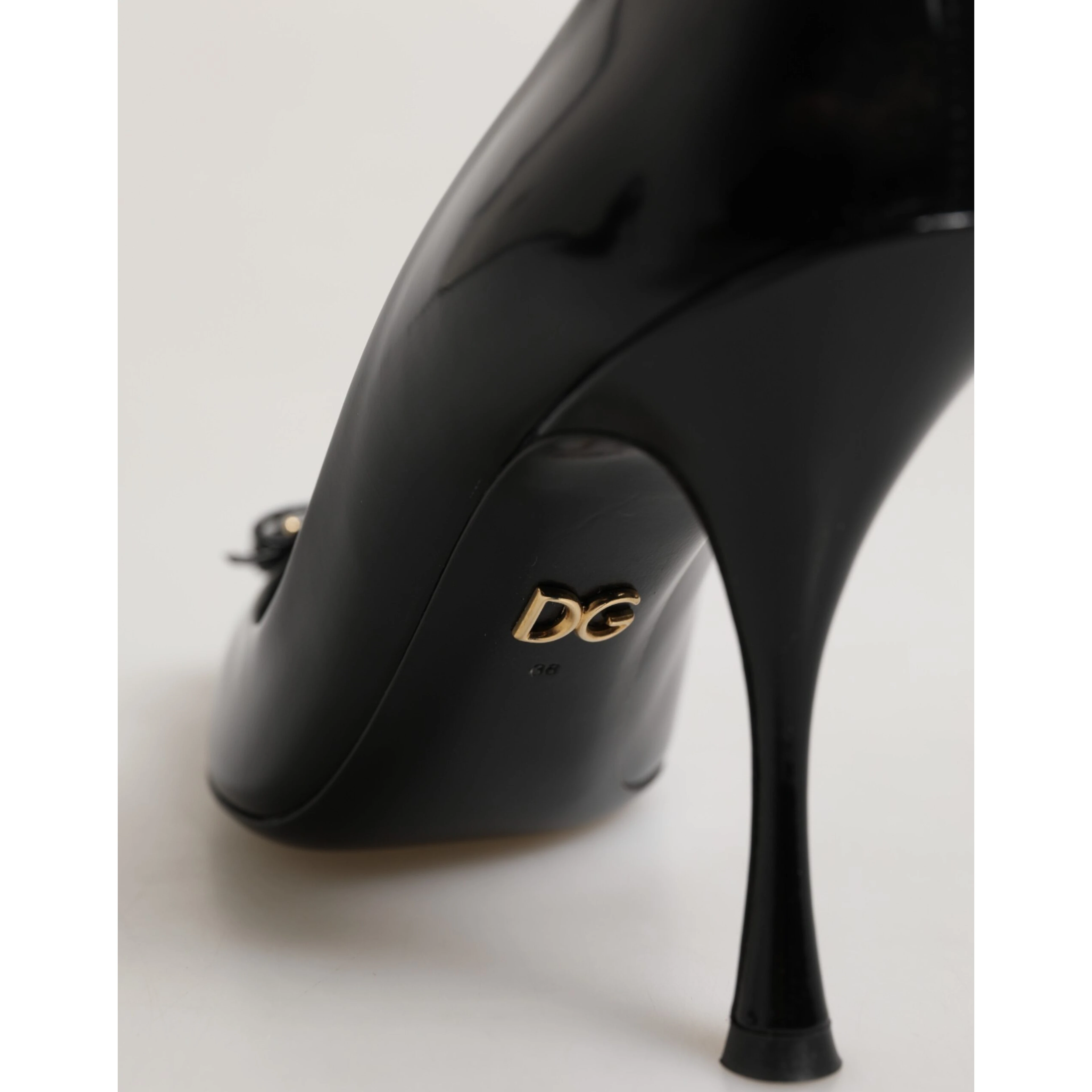 Black Bag Embellished Heels Pumps Shoes