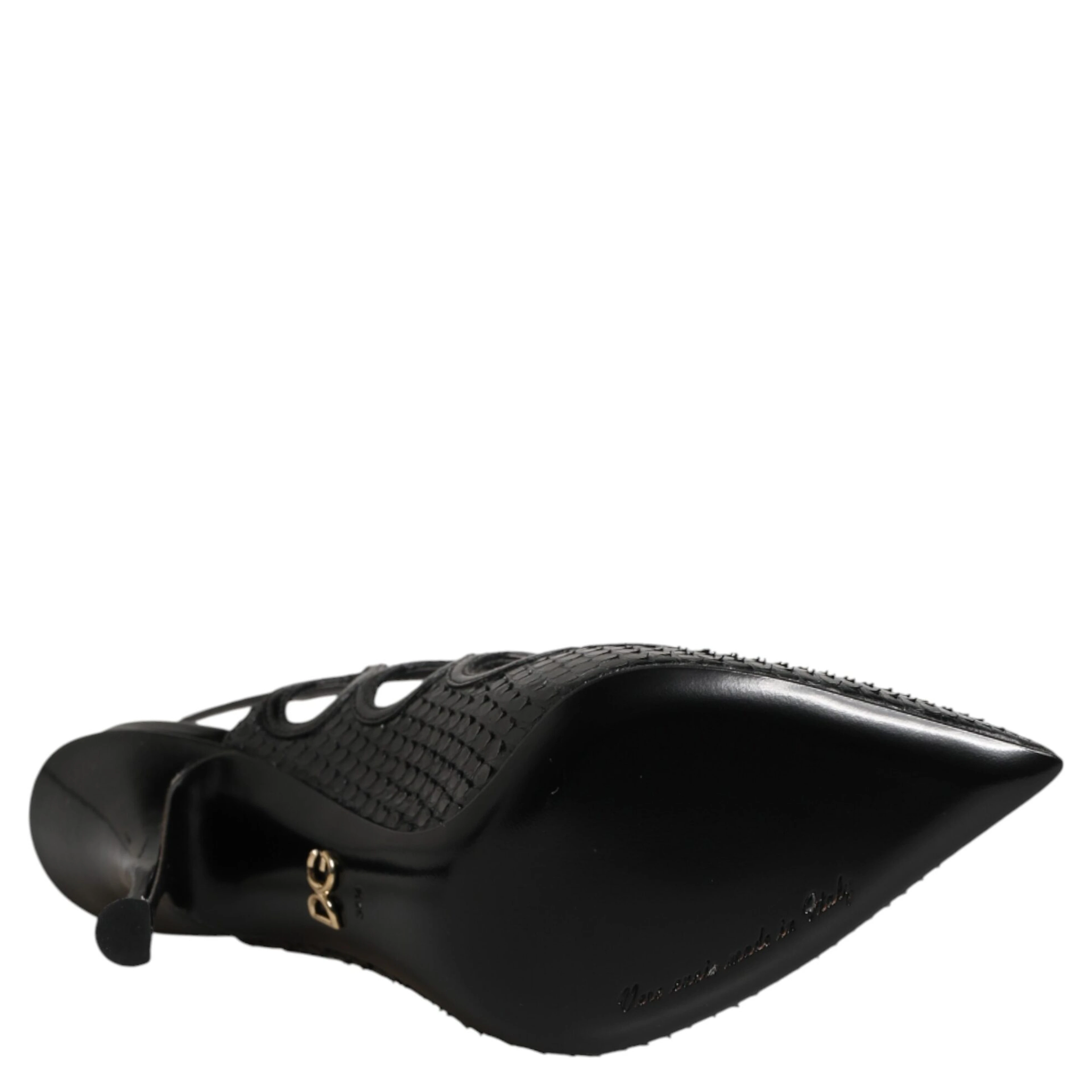 Leather High Heels Slingback Shoes