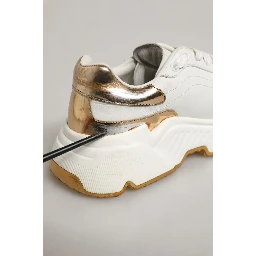 White Gold Daymaster Low Top Sneakers Shoes