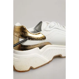 White Gold Daymaster Low Top Sneakers Shoes