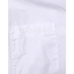 White Cotton Collared Men GOLD Dress Shirt