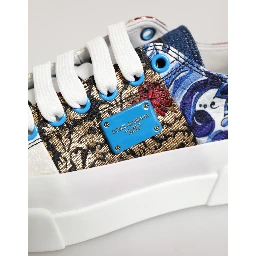 Multicolor Patchwork Low Top Sneakers Shoes