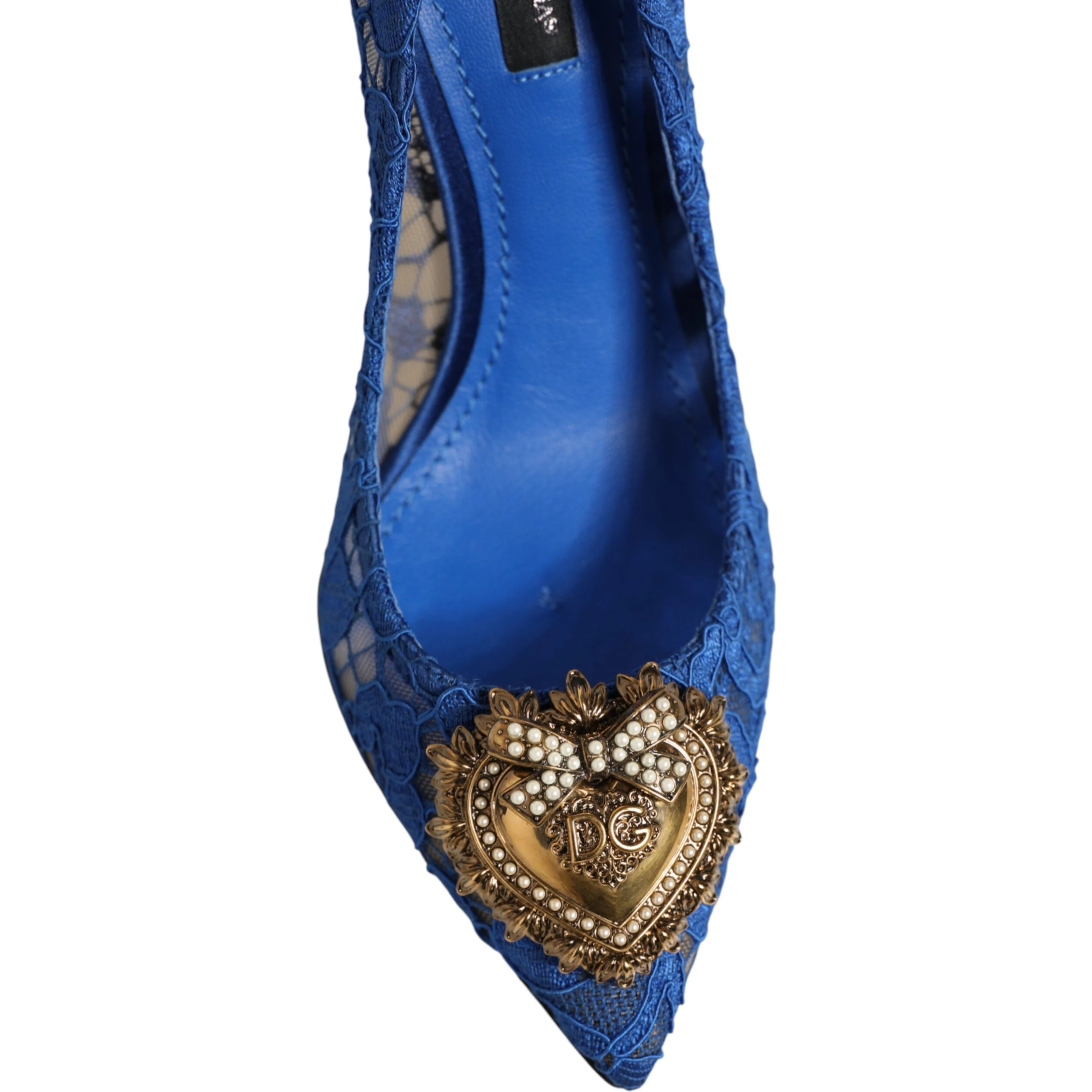 Blue Taormina Lace DEVOTION Pumps Shoes \