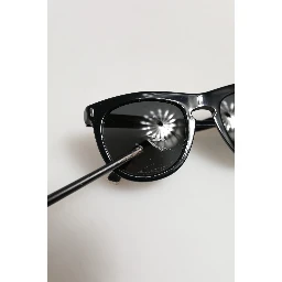 DG4281 Black Round Frame Full Rim Eyewear Sunglasses