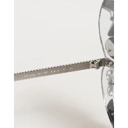 Transparent DG4292 Round Crystal Flowers Sunglasses