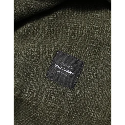 Brown Camouflage Linen Button Down Jacket