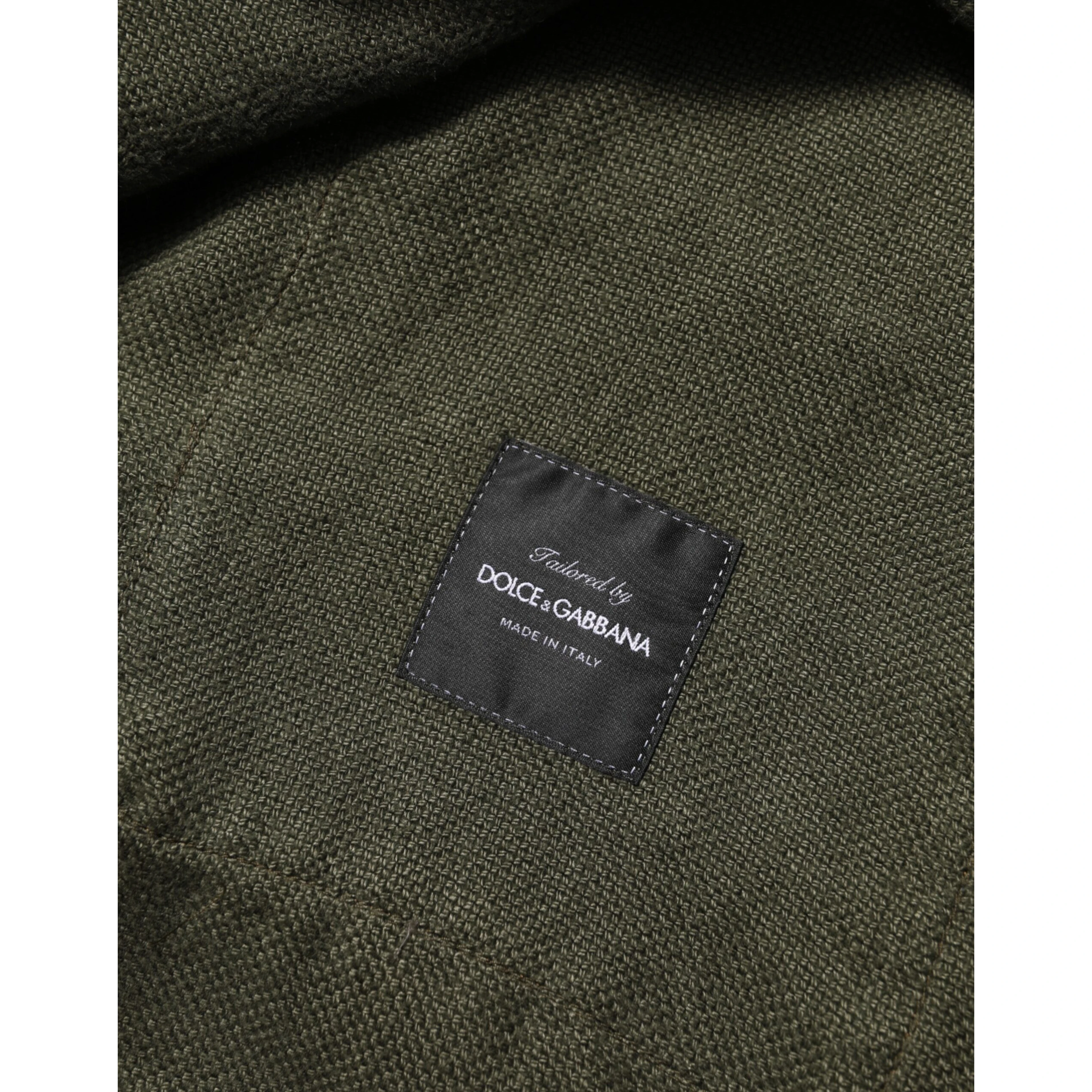 Brown Camouflage Linen Button Down Jacket