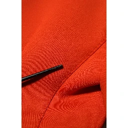 Red Buttoned Down Women Trench Coat Jacket