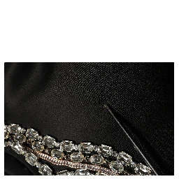Black Necklace Crystal DG Logo Sweatshirt Sweater