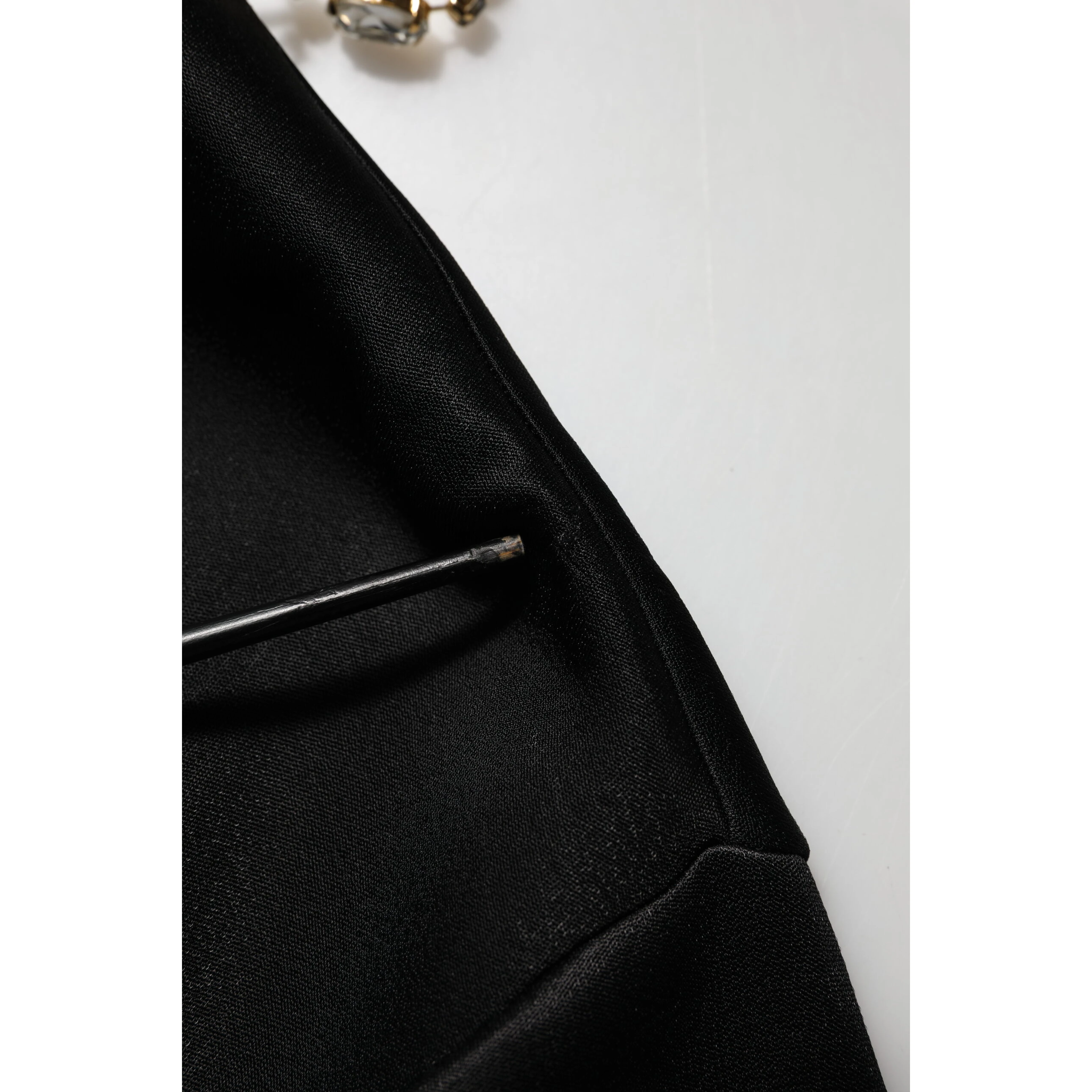Black Necklace Crystal DG Logo Sweatshirt Sweater