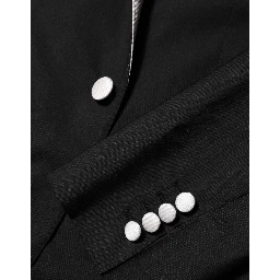 Black White MARTINI 1 Button Men Suit Blazer